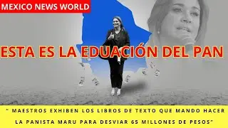 “ Maestros Exhiben los Libros que mando hacer la Panista Maru para desviar 65 Millones de Pesos”