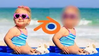 how to blur faces in blender beginner tutorial