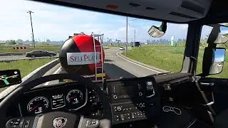Realistic Driving of a Scania  S580 Truck | Scania POV | Delivering Mail Across #4