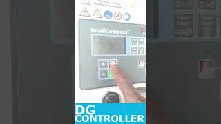 Dg intelligen comAp controller cranking a 500KVA generator 