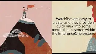 Page Links and Watchlist Badges on EnterpriseOne Page Tiles