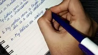 self introduction| handwriting | writing | I am | cursive