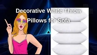 Utopia Bedding Throw Pillows: Stylish Sofa & Bed Decor, Set of 4, 12x12 Inches