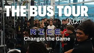 Rice University 🧠🏈 | College Tour Bus | Academics, Football & Life