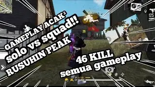 SOLO VS SQUAD DI AKHIR SEASON RUSUHIN WARGA PEAK PAKE BUNDLE ELIT PAS COWOK DAN CEWEK !!