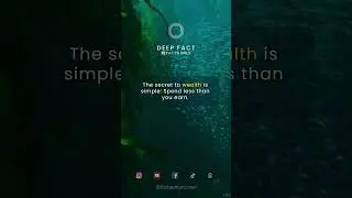 Deep Fact 🔑Unlocking Financial Success: Master the Art of Saving and Earning💰