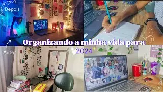 Organizando a minha vida para 2024✨🤍
