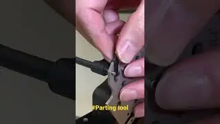 high depth parting tool and cutting insert#cnc #ytshorts #cncturning #increasingproductivity