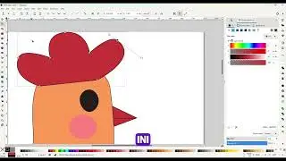 (INKSCAPE) Membuat Gambar Sederhana (Flat Design) dengan Tool PEN
