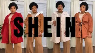 10 SHEIN PLUS SIZE (4X) JACKETS/COATS HAUL | YULITA LEE