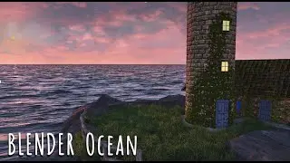 Blender - Large scale ocean - Lighthouse - Graswald