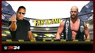 WWE 2K24 | THE ROCK vs "STONE COLD" STEVE AUSTIN