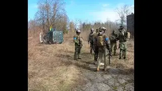 Milshed at Latvian airsoft season opening.