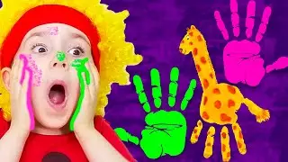 Учимся рисовать ладошками | Алекс запускает ЧЕЛЛЕНДЖ кто нарисует крутые рисунки ладошками?