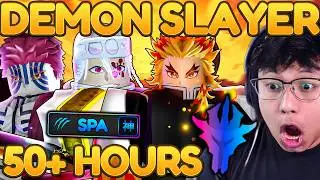 I Spent 50 Hours & 100,000 ROBUX For The NEW Demon Slayer Units - Anime Vanguards