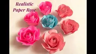 DIY Realistic Paper Rose
