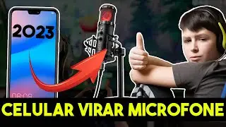 Como usar o CELULAR de MICROFONE no PC, DISCORD, ETC, TUTORIAL BEM EXPLICADO