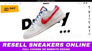 Shoe Reselling Website Design ( Elementor )