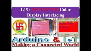 L19: TFT (ST7735) Color Display Interfacing