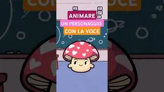 Animare un personaggio solo usando la propria voce #shorts