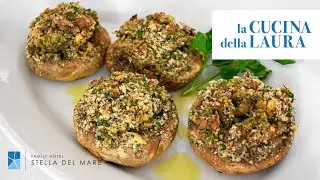 Come fare i FUNGHI gratinati al forno | La Cucina della Laura
