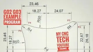 G02 G03 Example Milling program