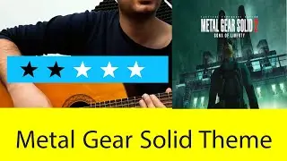 Metal Gear Solid Main Theme For Guitar W/Tabs And Free PDF