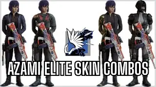 Azami Elite Skin Combos X Ghost In The Shell Collab Bundle! Rainbow Six Siege