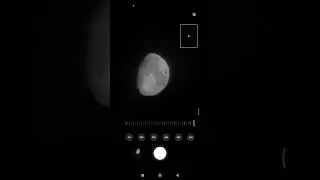 Xiaomi Mi 11 Ultra Bulutlu havada Ay fotoğrafı çekmeyi denedim.