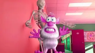 Booba Afraid Of The Skeleton With Sound & Funny Effects Sponsored by Gamavision Csupo Effects 