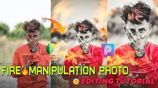 Insta Viral Fire 🔥 Manipulation Photo Editing |Snapseed & PicsArt | Tutorial