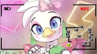 Toy Chica, but as an anime waifu...