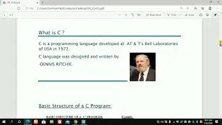 Basic c programming  | structured programming