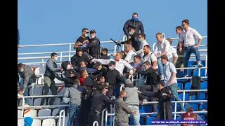 Стычка фанатов Сокола и Факела в принципиальном матче 04.10.20 Сокол - Факел-М.