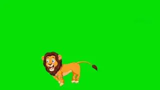 tiger running... বাঘ দৌড়াচ্ছে... green screen video no copy right (Free)