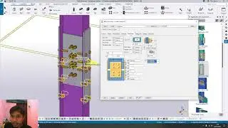 TUTORIAL TEKLA STRUCTURE - COMPONENT COLUMN SPLICE (42)