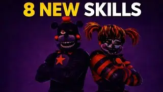 PLAYING WITH ALL NEW ANIMATRONIC SKILLS - Five Nights Hunted