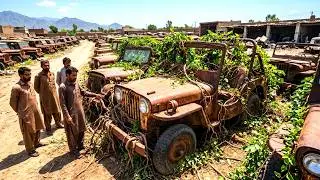 Pakistan Workshop TRANSFORMS OLD JEEP Into Cool - Pakistan Restoration - @Pakistani-Hands