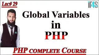 PHP Tutorial in Urdu | Hindi | Global Variables in PHP