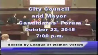 October 22, 2015 Candidates Forum