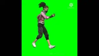 Free Fire Girl Green Screen Video 