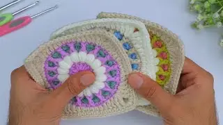 My Favorite Crochet Stitch! Unique crochet granny square pattern for beginners