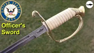 Forging a cable damascus US Navy Officer's sword
