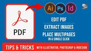 PDF Tips & Tricks | Edit PDF in Illustrator  | Extract Images in Photoshop | Place PDF in InDesign