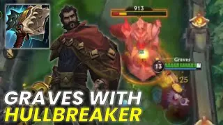 HULLBREAKER GRAVES OP | WILD RIFT PATCH 3.1 GAMEPLAY