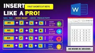 4 Secret MS Word Shortcut Keys You Need to Know! ⚡🔥