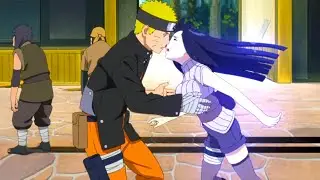 Hinata Sufre Un Desmayo Después De Usar El Byakugan - Naruto La Protege Durante El Embarazo