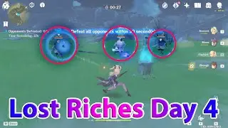 Coop Puzzle Solo and Special Treasure #2 | Genshin Impact Lost Riches Event Day 4