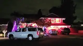 Brea, CA, Christmas Light Show with Synchronized Music 2022