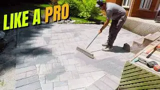 Build a BACKYARD PAVER PATIO by Yourself